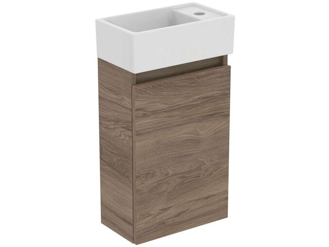 Ideal Standard Eurovit+ Skříňka s umývátkem, 55x35x20 cm, 1 dvířka, ořech