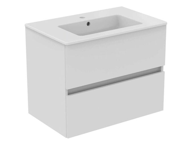 Ideal Standard Eurovit+ Skříňka s umyvadlem, 55x70x44 cm, 2 zásuvky, lesklá bílá