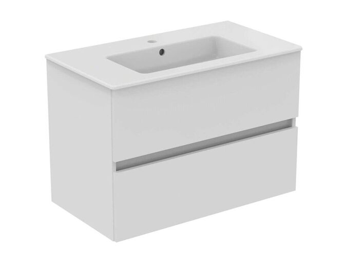 Ideal Standard Eurovit+ Skříňka s umyvadlem, 55x80x44 cm, 2 zásuvky, lesklá bílá
