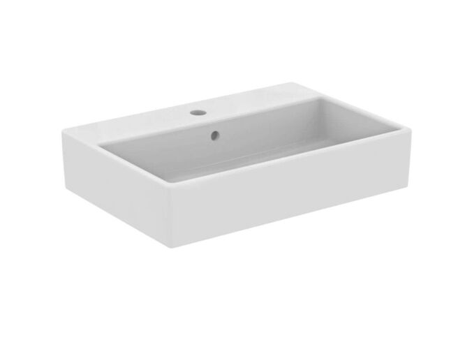 Ideal Standard i.Life B Umyvadlo na desku 61x42 cm, s přepadem, s otvorem na baterii, bílá