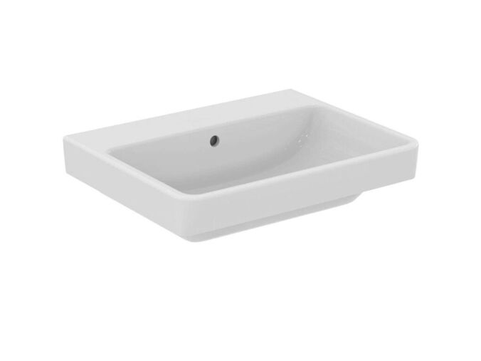 Ideal Standard i.Life B Umyvadlo 60x48 cm, s přepadem, bez otvoru pro baterii, bílá