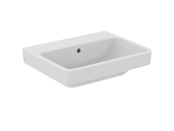 Ideal Standard i.Life B Umyvadlo 55x44 cm, s přepadem, bez otvoru pro baterii, bílá