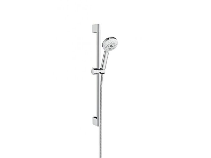 Hansgrohe Crometta 100 Sprchová souprava Multi, 3 proudy, 0,65 m, bílá/chrom