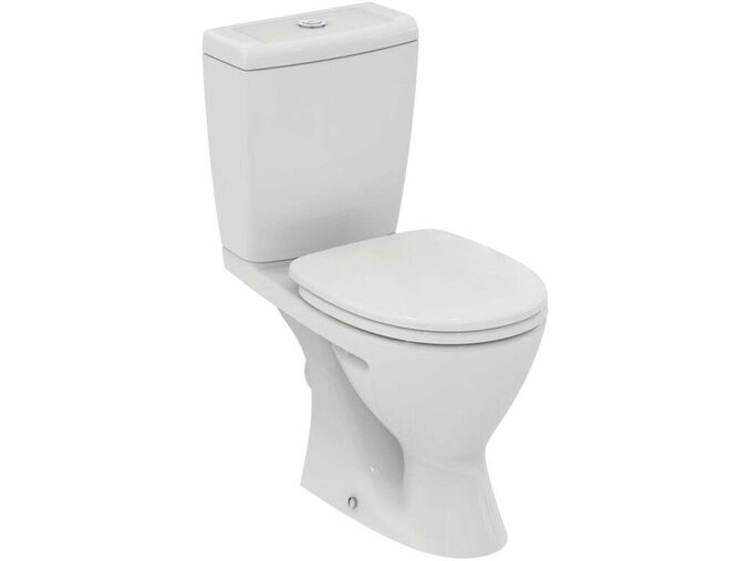 Ideal Standard Eurovit+ WC kombi se sedátkem, zadní odpad, bílá