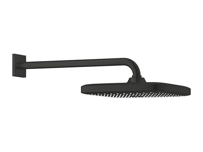 Grohe Tempesta Cube Hlavová sprcha 25 cm, 1 proud, sprchové rameno 38 cm, černá