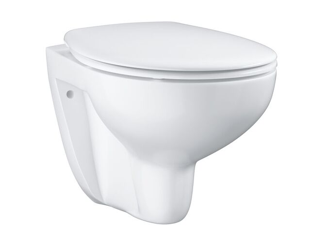 Grohe Bau Ceramic Závěsné WC se sedátkem SoftClose, rimless, alpská bílá