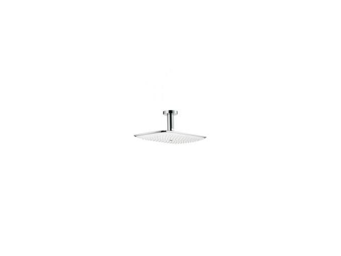 Hansgrohe PuraVida Hlavová sprcha 400, 1 proud, přívod od stropu 100 mm, bílá/chrom