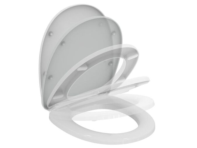 Ideal Standard Eurovit WC sedátko Soft-close, bílá
