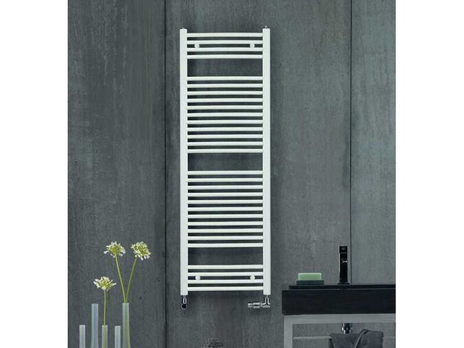 Zehnder Virando koupelnový radiátor, 122,6x45 cm, vnější připojení, bílá