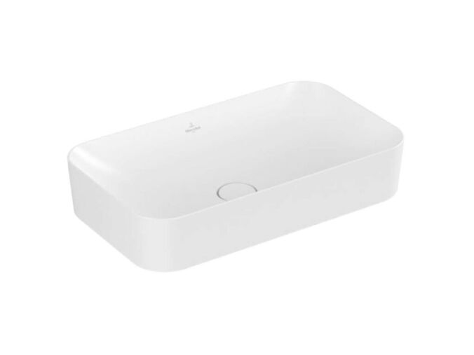 Villeroy & Boch Finion Umyvadlo na desku 60x35 cm, bez přepadu, CeramicPlus, Stone White