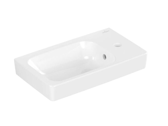 Villeroy & Boch Architectura Umývátko 48x28 cm, s přepadem, otvor pro baterii vpravo, CeramicPlus, alpská bílá