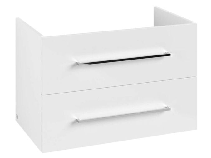 Villeroy & Boch Avento Umyvadlová skříňka, 78x51x45 cm, 2 zásuvky, Brilliant White