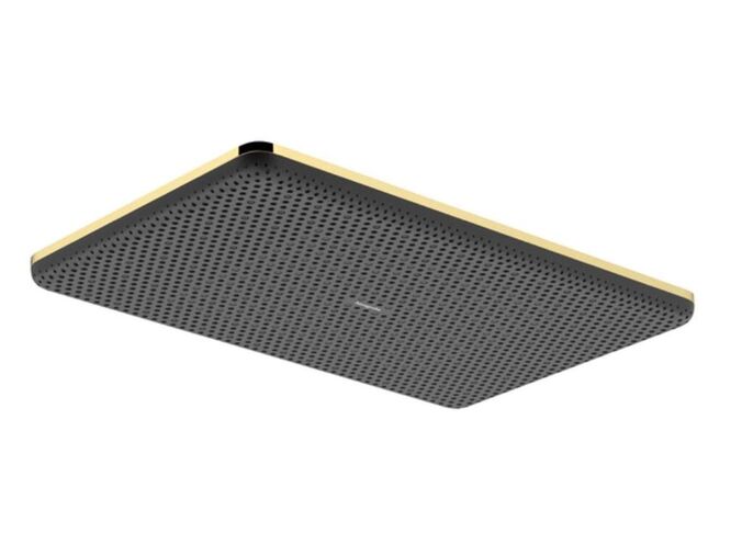 Hansgrohe Raindance Alive Q Hlavová sprcha, 21x34 cm, EcoSmart, leštěný vzhled zlata