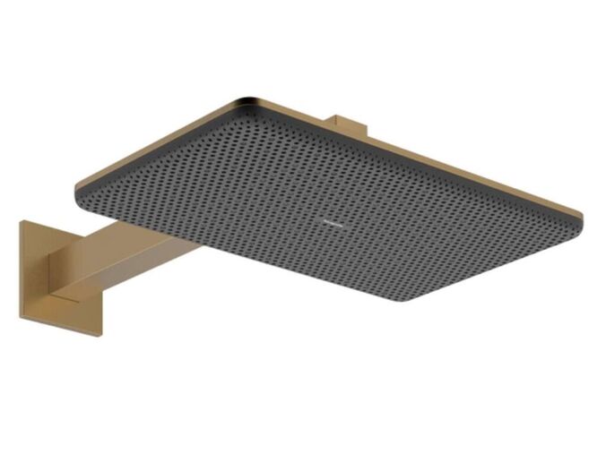 Hansgrohe Raindance Alive Q Hlavová sprcha, 21x34 cm, 2 proudy, kartáčovaný bronz
