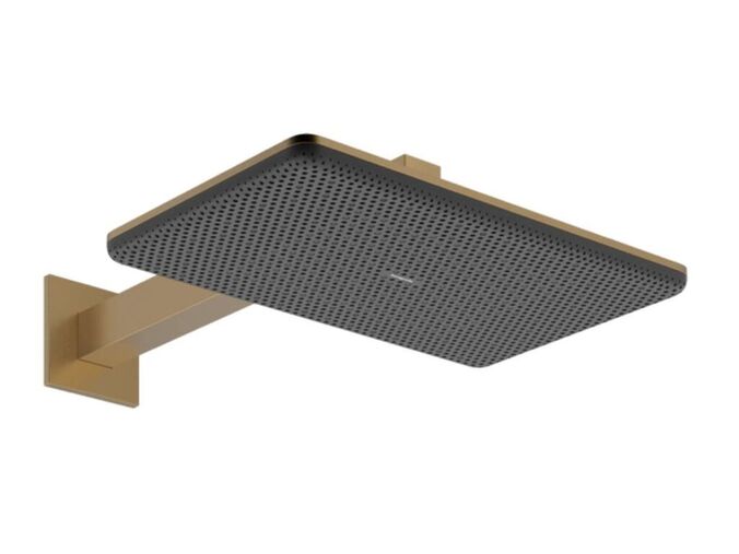Hansgrohe Raindance Alive Q Hlavová sprcha, 21x34 cm, 2 proudy, EcoSmart, kartáčovaný bronz