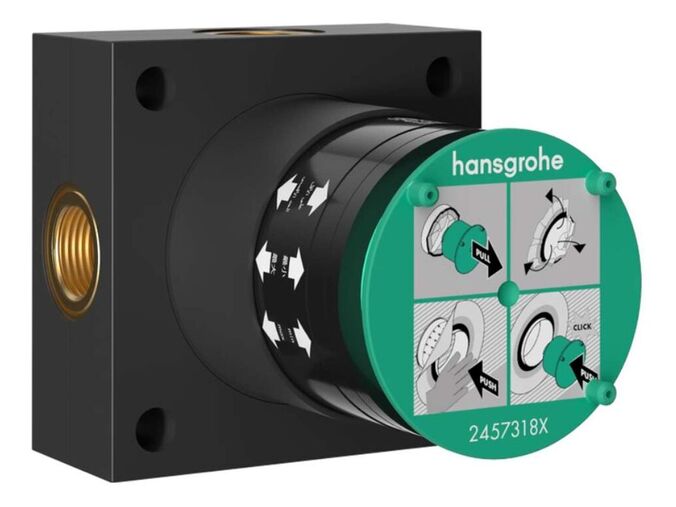 Hansgrohe Základní těleso pro horní sprchu, pro 2 spotřebiče