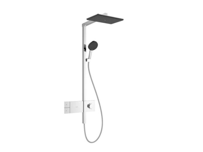 Hansgrohe Raindance Alive Q Sprchový set s termostatem, 21x34 cm, 3 proudy, EcoSmart, chrom
