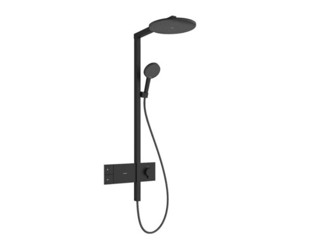 Hansgrohe Raindance Alive S Sprchový set s termostatem, průměr 30 cm, 3 proudy, matná černá