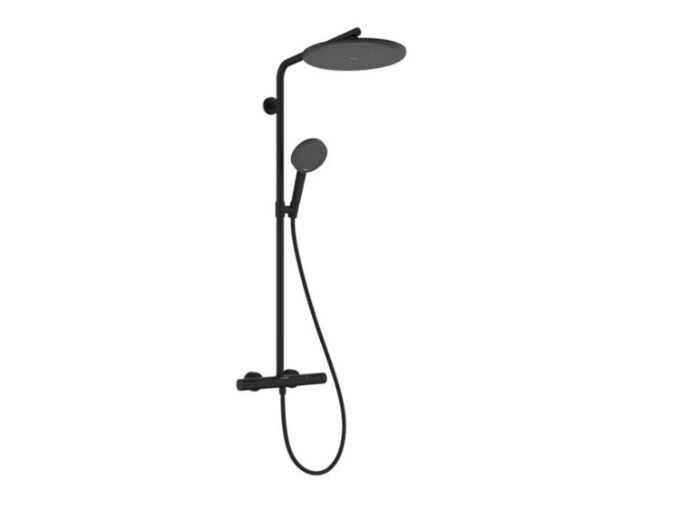 Hansgrohe Raindance Alive S Puro Sprchový set s termostatem, 21x34 cm, 3 proudy, matná černá