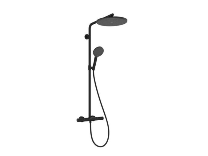 Hansgrohe Raindance Alive S Puro Sprchový set s termostatem, 21x34 cm, 3 proudy, EcoSmart, matná černá
