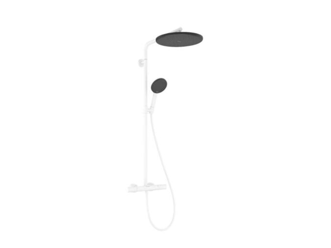 Hansgrohe Raindance Alive S Puro Sprchový set s termostatem, 21x34 cm, 3 proudy, EcoSmart, matná bílá