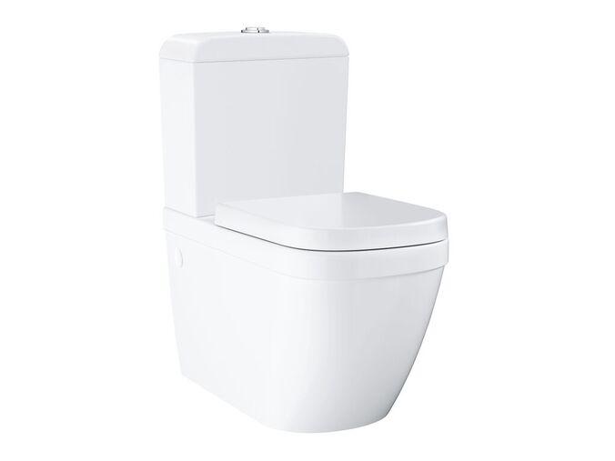 Grohe Euro Ceramic WC kombi set s nádržkou a sedátkem softclose, rimless, alpská bílá