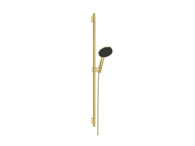 Hansgrohe Raindance Alive Select S Set sprchové hlavice, tyče a hadice, 3 proudy, EcoSmart, leštěný vzhled zlata