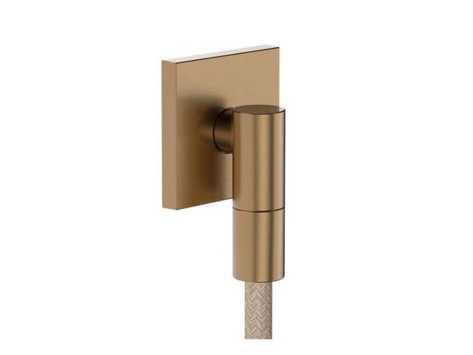 Hansgrohe FixFit Fine E Nástěnné kolínko, kartáčovaný bronz
