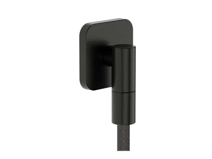 Hansgrohe FixFit Fine Q Nástěnné kolínko, kartáčovaný černý chrom