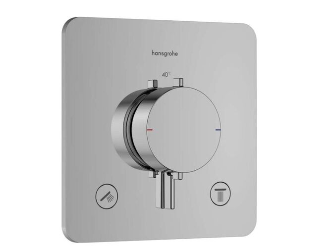 Hansgrohe Ecostat Comfort Q Termostatická baterie pod omítku, pro 2 spotřebiče, chrom