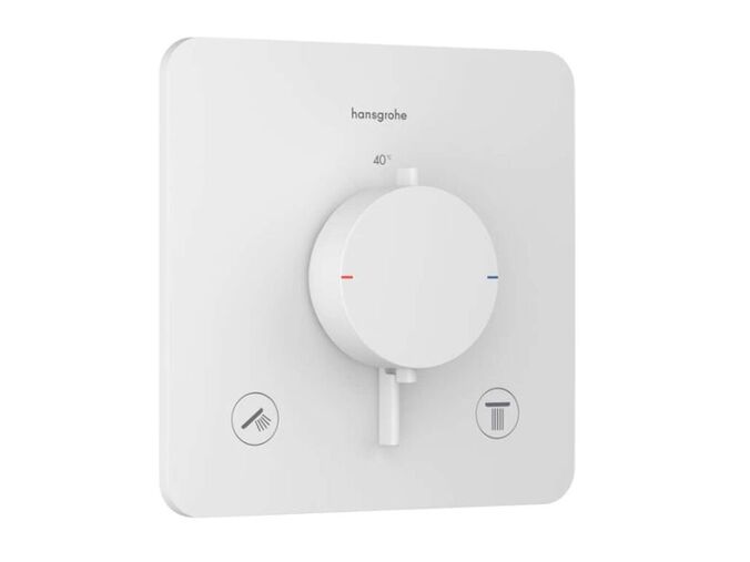 Hansgrohe Ecostat Comfort Q Termostatická baterie pod omítku, pro 2 spotřebiče, matná bílá
