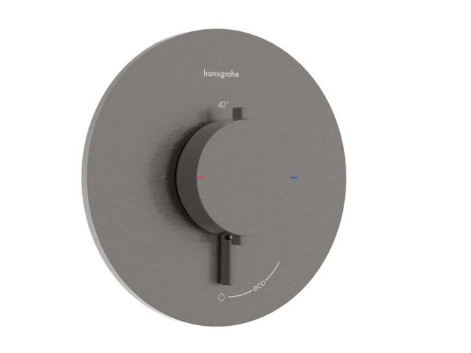 Hansgrohe Ecostat Comfort S Sprchová baterie pod omítku, s termostatem, kartáčovaný černý chrom