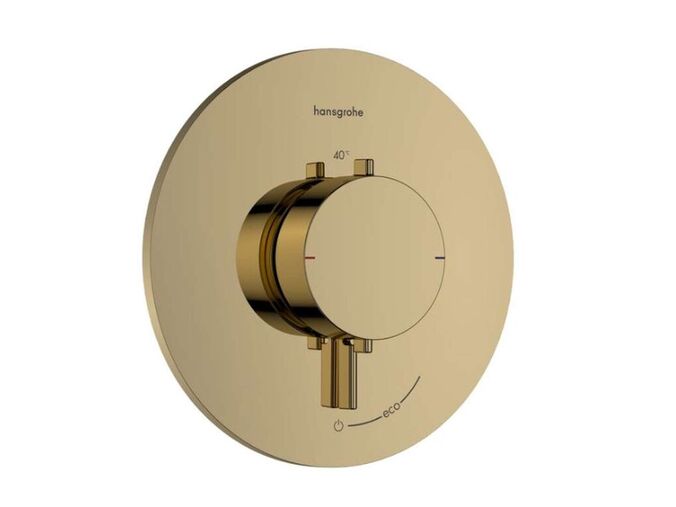 Hansgrohe Ecostat Comfort S Sprchová baterie pod omítku, s termostatem, leštěný vzhled zlata
