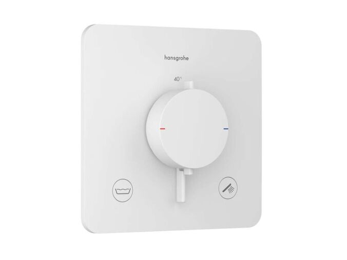 Hansgrohe Ecostat Comfort Q Termostatická baterie pod omítku, pro 2 spotřebiče, matná bílá