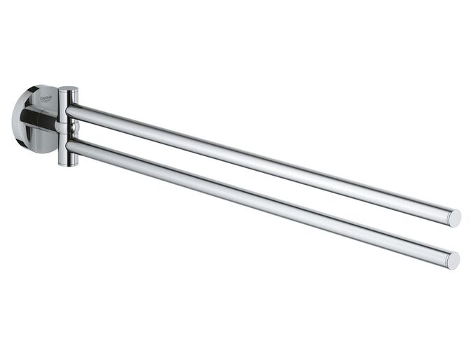 Grohe QuickFix Start Dvojitý držák ručníků, délka 44 cm, chrom