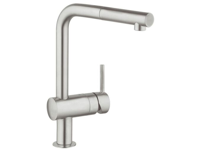 Grohe Minta Dřezová baterie s výsuvnou koncovkou, supersteel