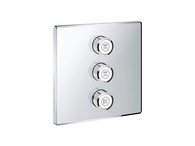 Grohe Grohtherm SmartControl Ventil pod omítku pro 3 spotřebiče, chrom