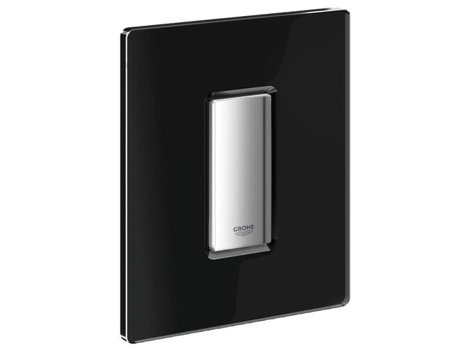 Grohe Skate Cosmo Ovládací tlačítko, chrom/sklo velvet black, černá