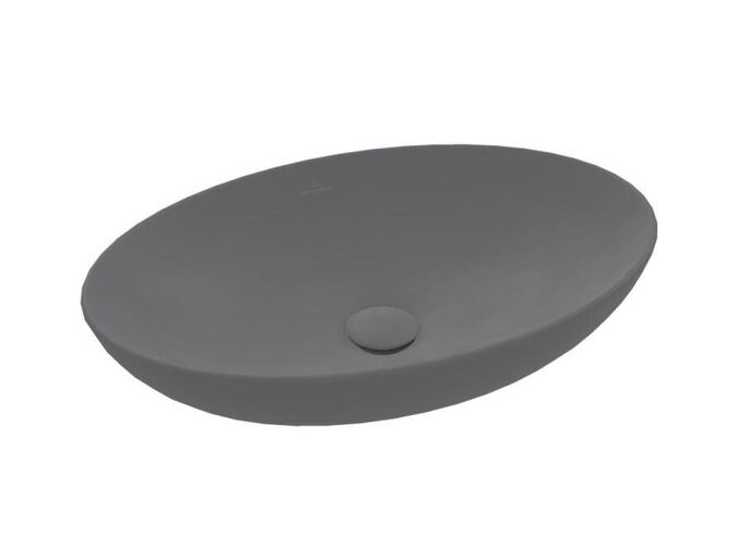 Villeroy & Boch Loop&Friends Umyvadlo na desku, 560x380 mm, bez přepadu, CeramicPlus, Graphite