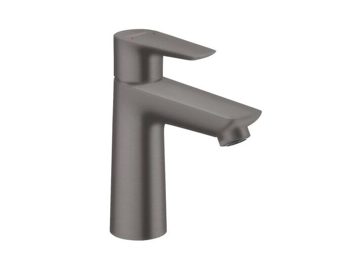 Hansgrohe Talis E Umyvadlová baterie s výpustí, kartáčovaný černý chrom