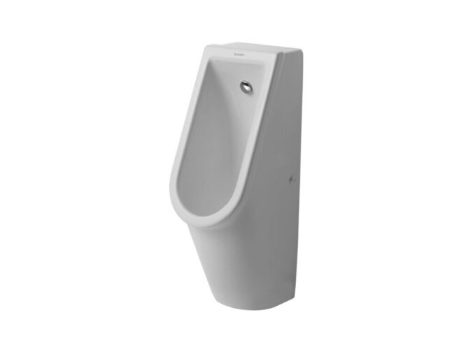 Duravit Starck3 pisoár, zadní přívod vody, Rimless, WonderGliss, alpská bílá