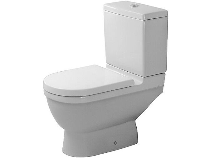 Duravit Starck3 WC kombi mísa, WonderGliss, bílá
