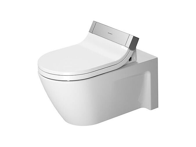 Duravit Starck2 závěsné WC pro bidetové sedátko SensoWash, WonderGliss, alpská bílá
