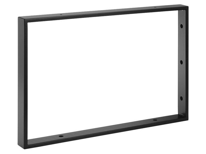 Sapho Podpěrná konzole 490x330x40mm, lakovaná ocel, černá mat, 1 ks