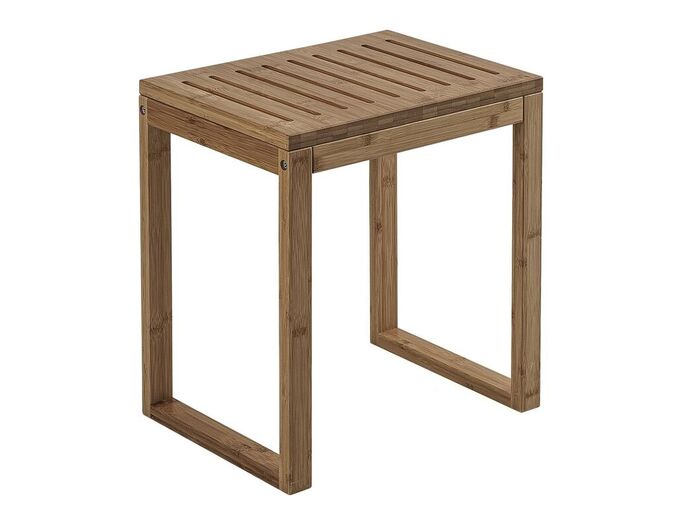 Gedy HIMALAYA koupelnová stolička,  39,5x44,3x29,5cm, bambus