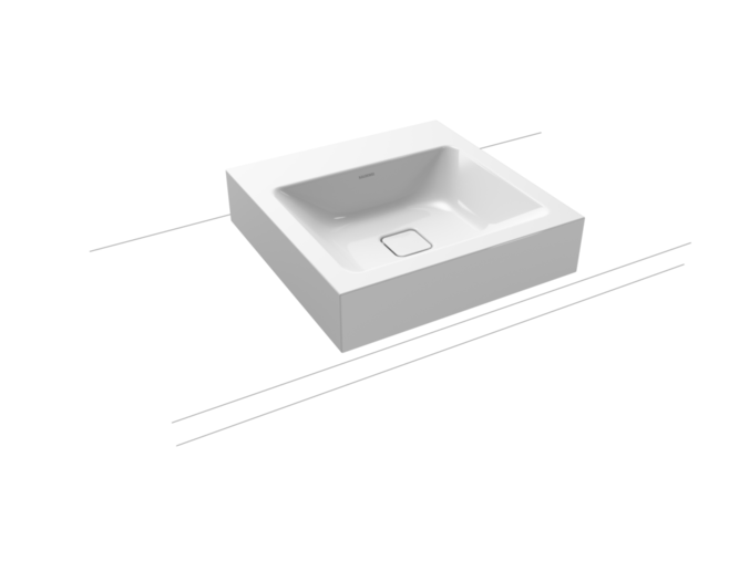 Kaldewei CONO 3086, umyvadlo na desku, 900x500x120mm, bílá, Perl-Effekt, 1 otvor pro baterii