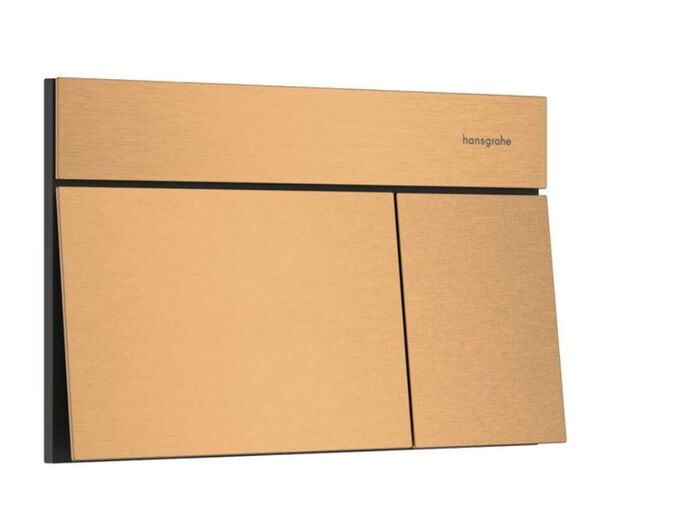 Hansgrohe iFrame Element E Ovládání splachování, kartáčovaný bronz