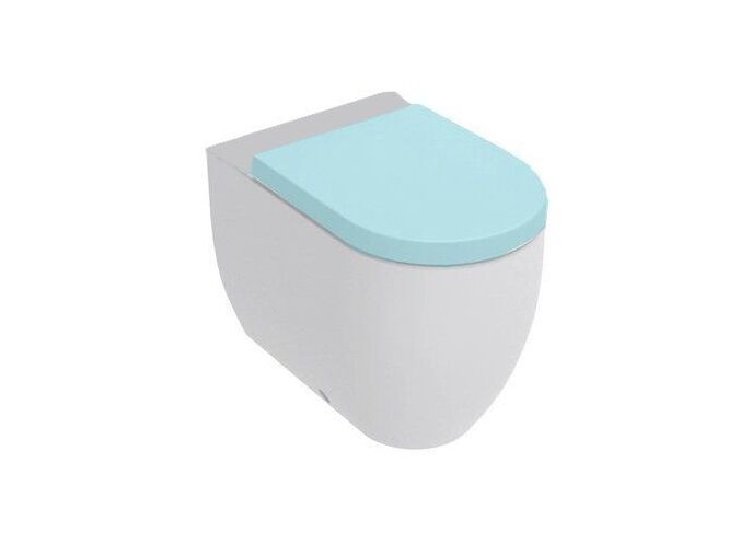 Kerasan FLO WC kombi mísa 36x60cm, spodní/zadní odpad, bílá