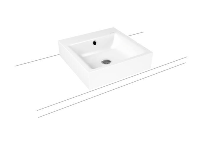 Kaldewei PURO 3158, umyvadlo na desku, s přepadem, 900x460x120mm, bílá, Perl-Effekt, 3 otvory pro baterii