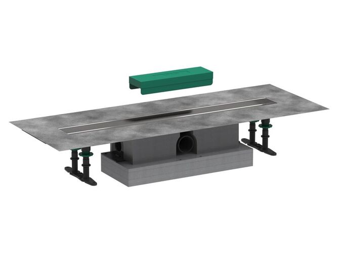 Hansgrohe Raindrain Set pro standardní instalaci lineárního sprchového žlabu 700 mm, nerez